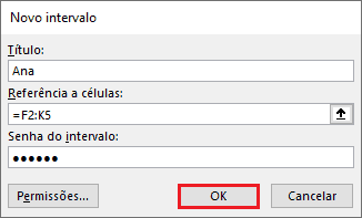 Como Proteger com Senhas Diferentes Intervalos Diferentes no Excel 9