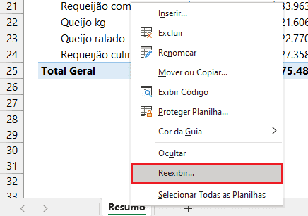 Super Ocultar Planilhas no Excel 1