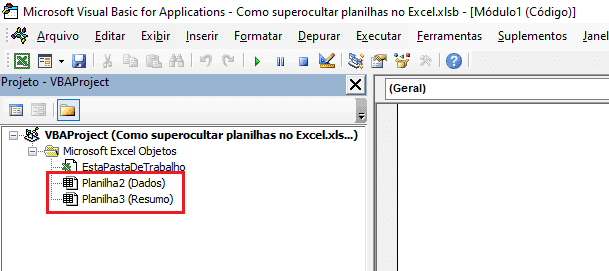 Super Ocultar Planilhas no Excel 5