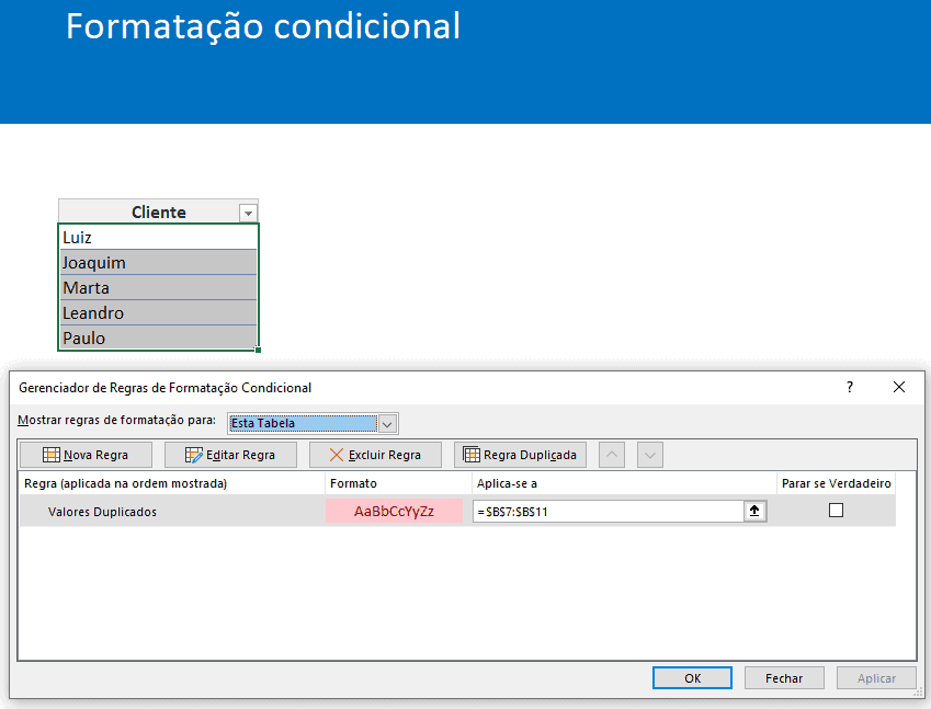 únicos excel 5