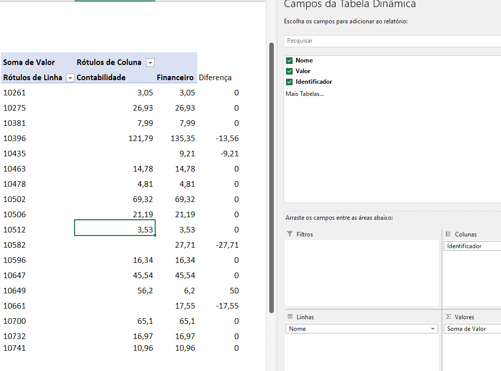 conciliar excel 4