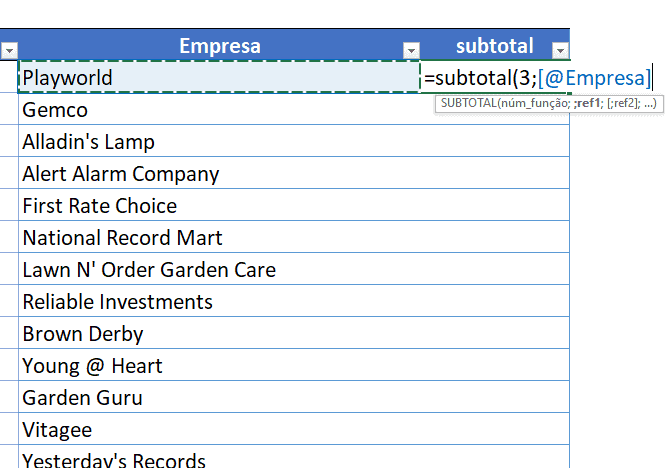 função map excel 4