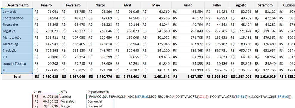 Paracol Excel 8