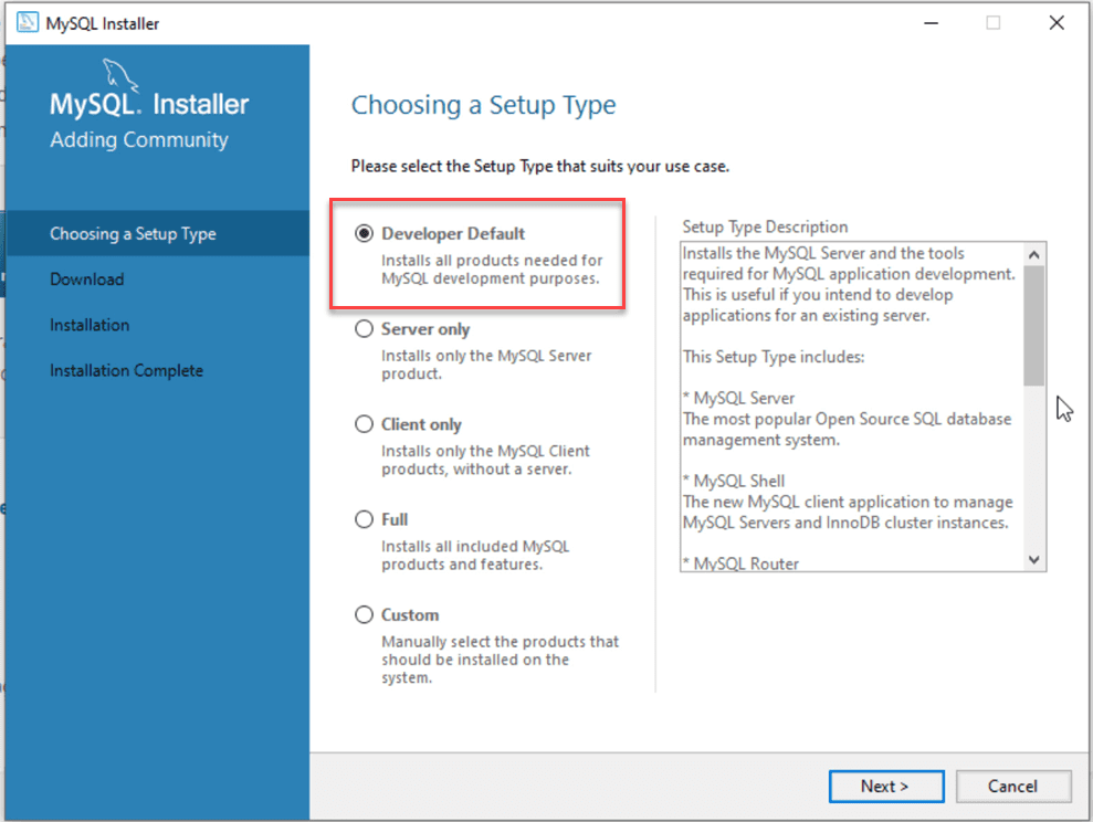 Como instalar o MySql e Workbench no Windows 4