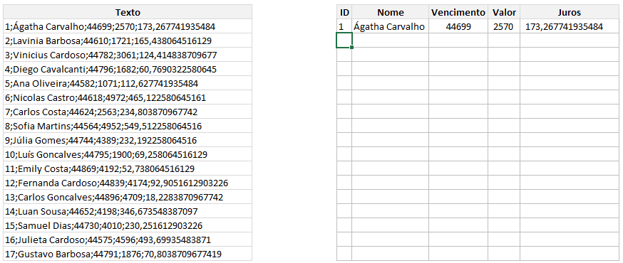 dividirtexto excel 3