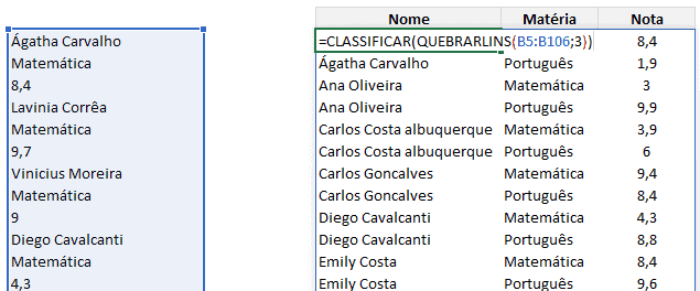 quebrarlins quebrarcols excel 4