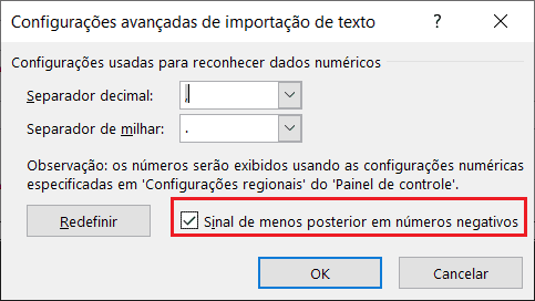 texto para colunas excel 20