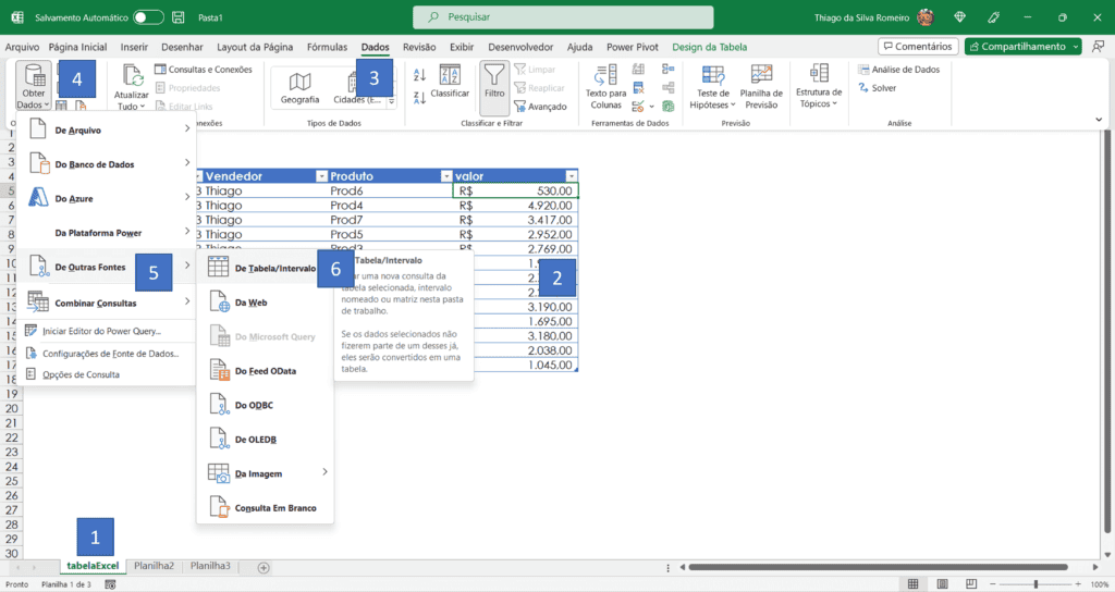 Guardar Histórico com Power Query no Excel 1