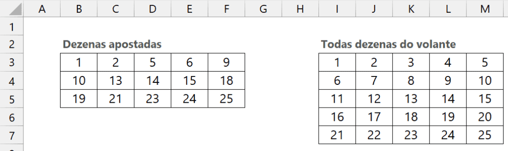 Planilha de Loterias 9