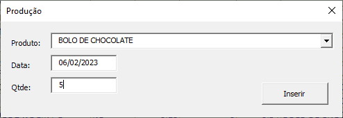 estoque produção excel 2