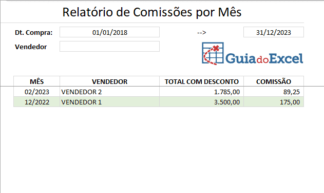 Planilha de Orçamentos e Pedidos em Excel 6