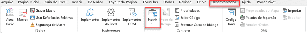 controle de formulário excel 1