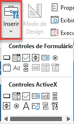 controle de formulário excel 2