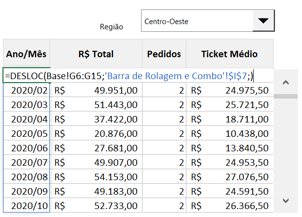 controle de formulário excel 6