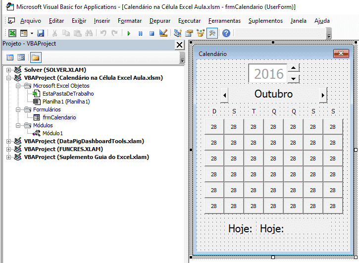 calendário excel 3