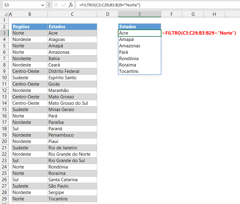 procv todos filtro excel 3