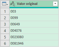 Inserir Zeros à Esquerda Usando Power Query 7