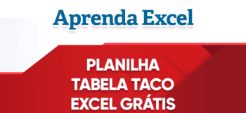 Planilha Tabela TACO Excel