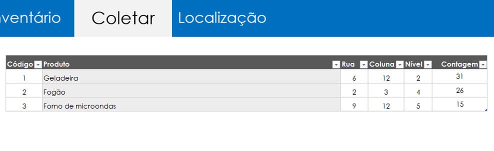 Planilha de Inventário de Estoque Excel Grátis 3