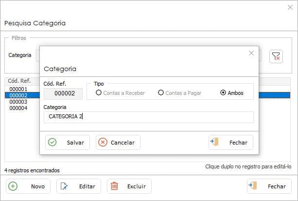 Planilha Contas a Pagar e Receber com Banco de Dados 3
