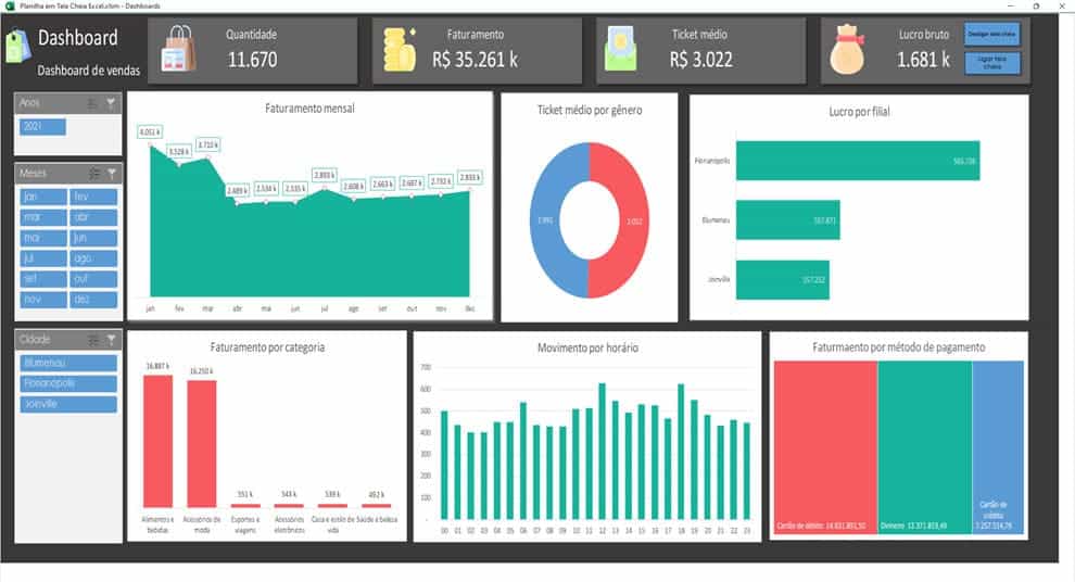 Planilha em Tela Cheia VBA Excel 2