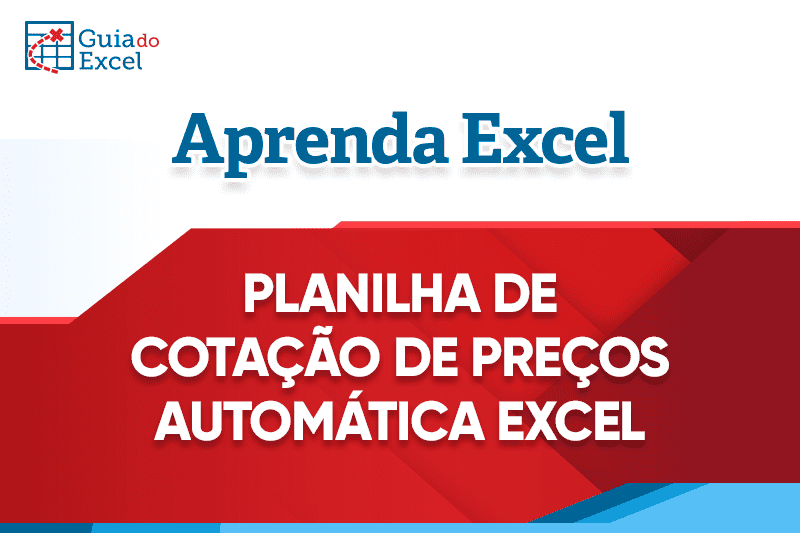 Planilha de Cotação de Preços Automática Capa