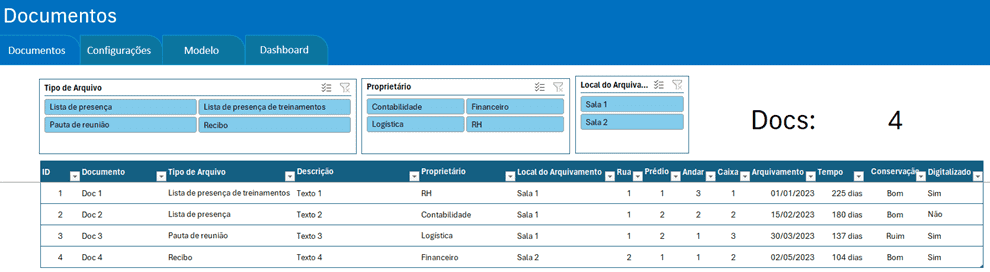 planilha arquivo morto excel 3