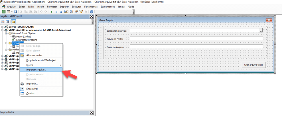 Criar um arquivo txt VBA Excel 6