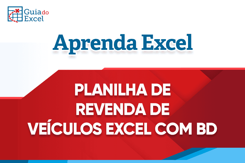 Planilha de Revenda de Veículos Excel com BD 9