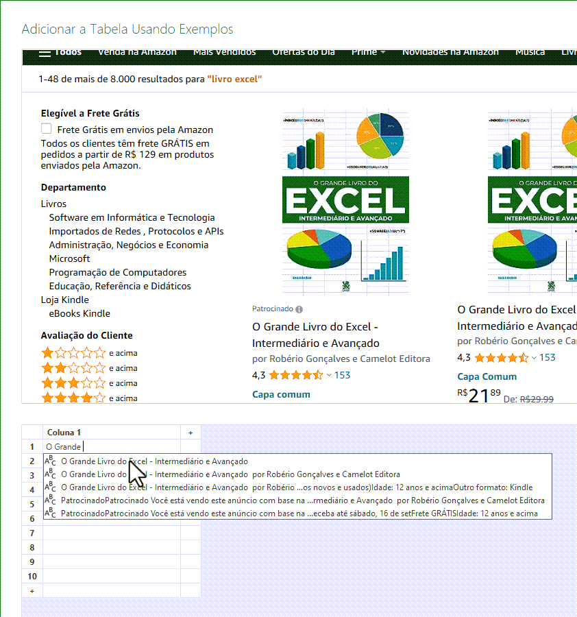 Web Scraping Power Query Excel 3