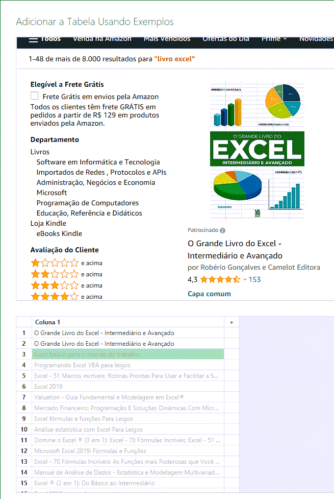 Web Scraping Power Query Excel 4