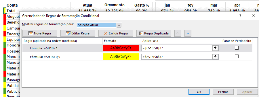 relatório avançado excel 5