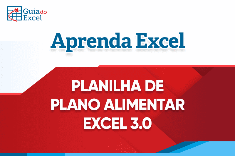 Planilha de Plano Alimentar Excel