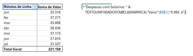 Gráfico de Colunas com Indicador Crescimento no Excel 3