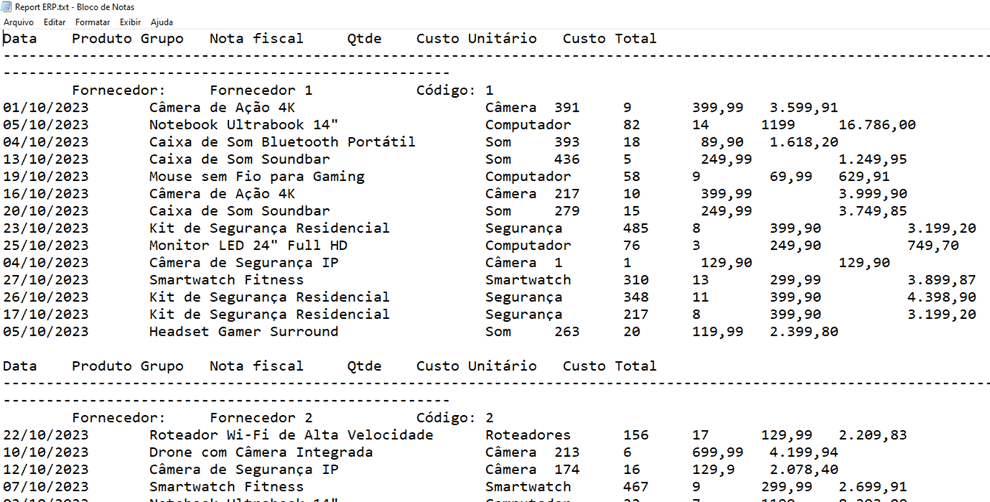 Linha em Coluna Power Query Excel 1