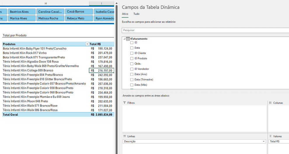 Tabela Dinâmica com Duas ou Mais Tabelas no Excel 7