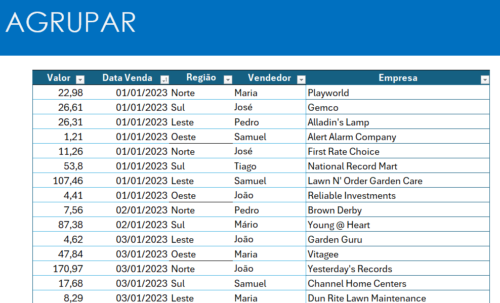 agrupar groupby excel 1