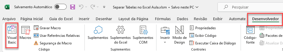 Dividir Planilha em Vários Arquivos Excel 1