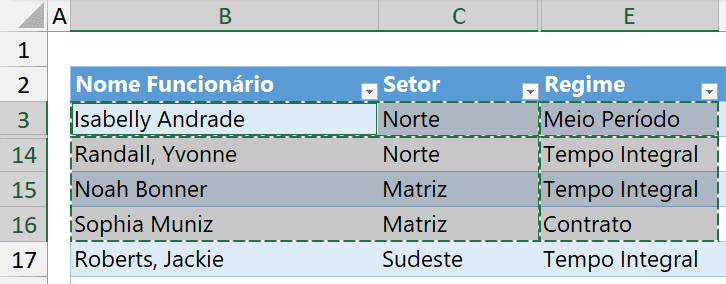 selecionar células visíveis excel 6