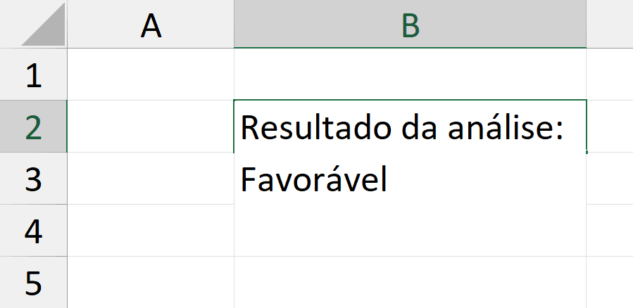 quebra de linha excel 3