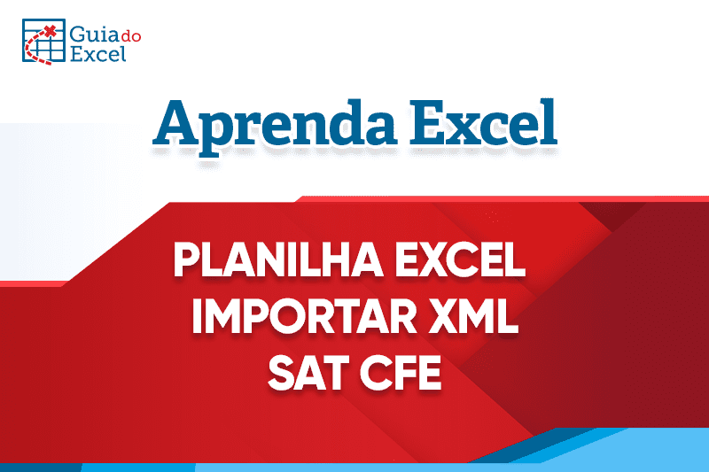 Planilha Importar XML CFe SAT Capa