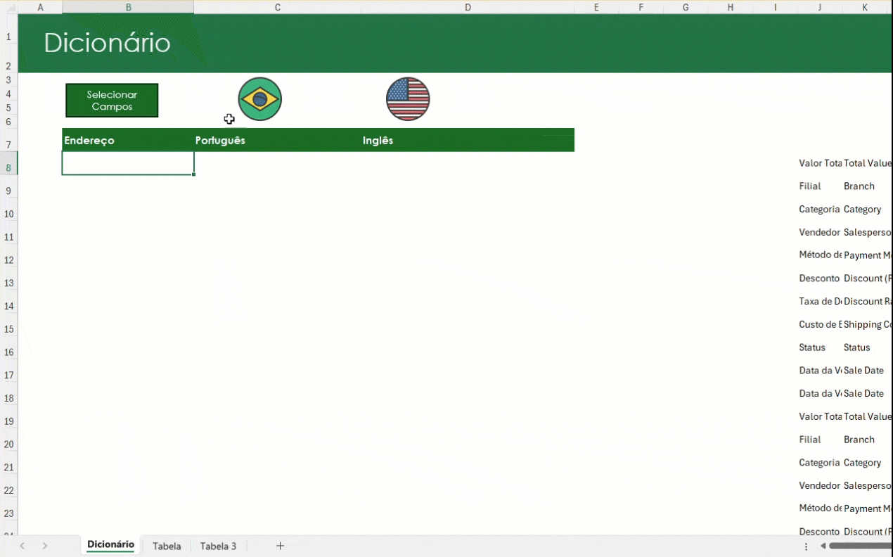 traduzir planilha excel vba 3