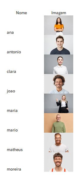 trocar imagens excel 2