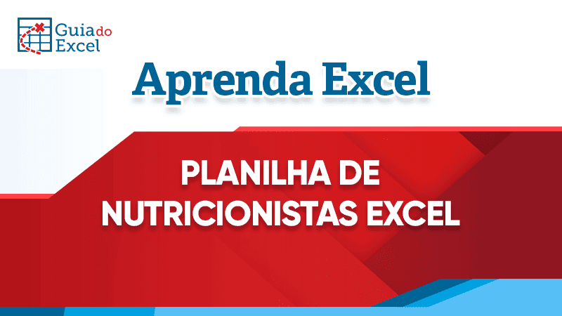 Planilha de Nutricionistas Excel
