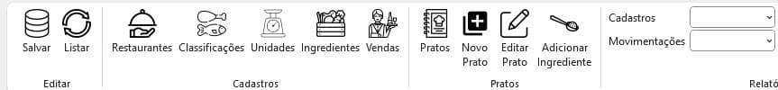 Planilha de Ficha Técnica de Restaurantes Excel 2
