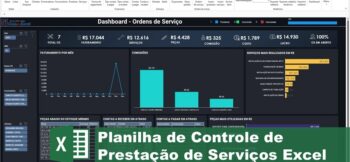 Planilha de Controle de Prestação de Serviços