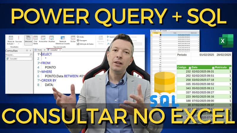 Planilha como consultar SQL no Excel Power Query 1