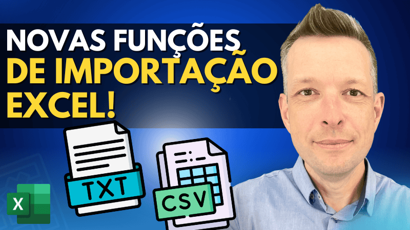 Função ImportText e ImportCSV Excel ImportarTexto e ImportarCSV Excel
