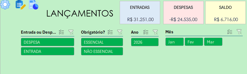 Planilha Primo Pobre 2026 Excel 3