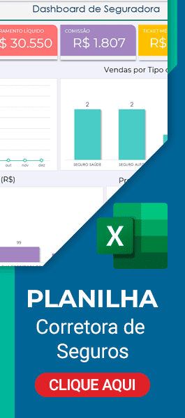 Planilha de Corretora de Seguros Excel